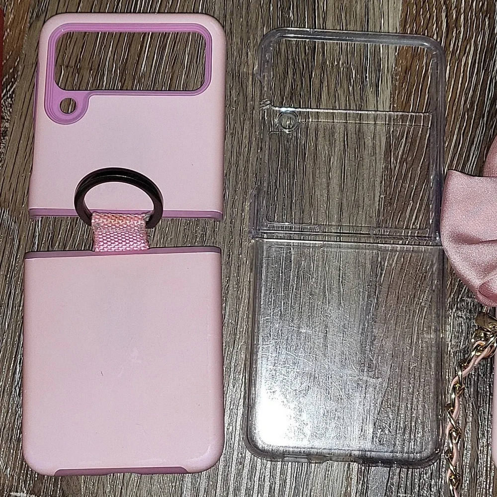 🌷🩵Galaxy Z Flip 3 Case Lot And Complete Screen Protector Kit